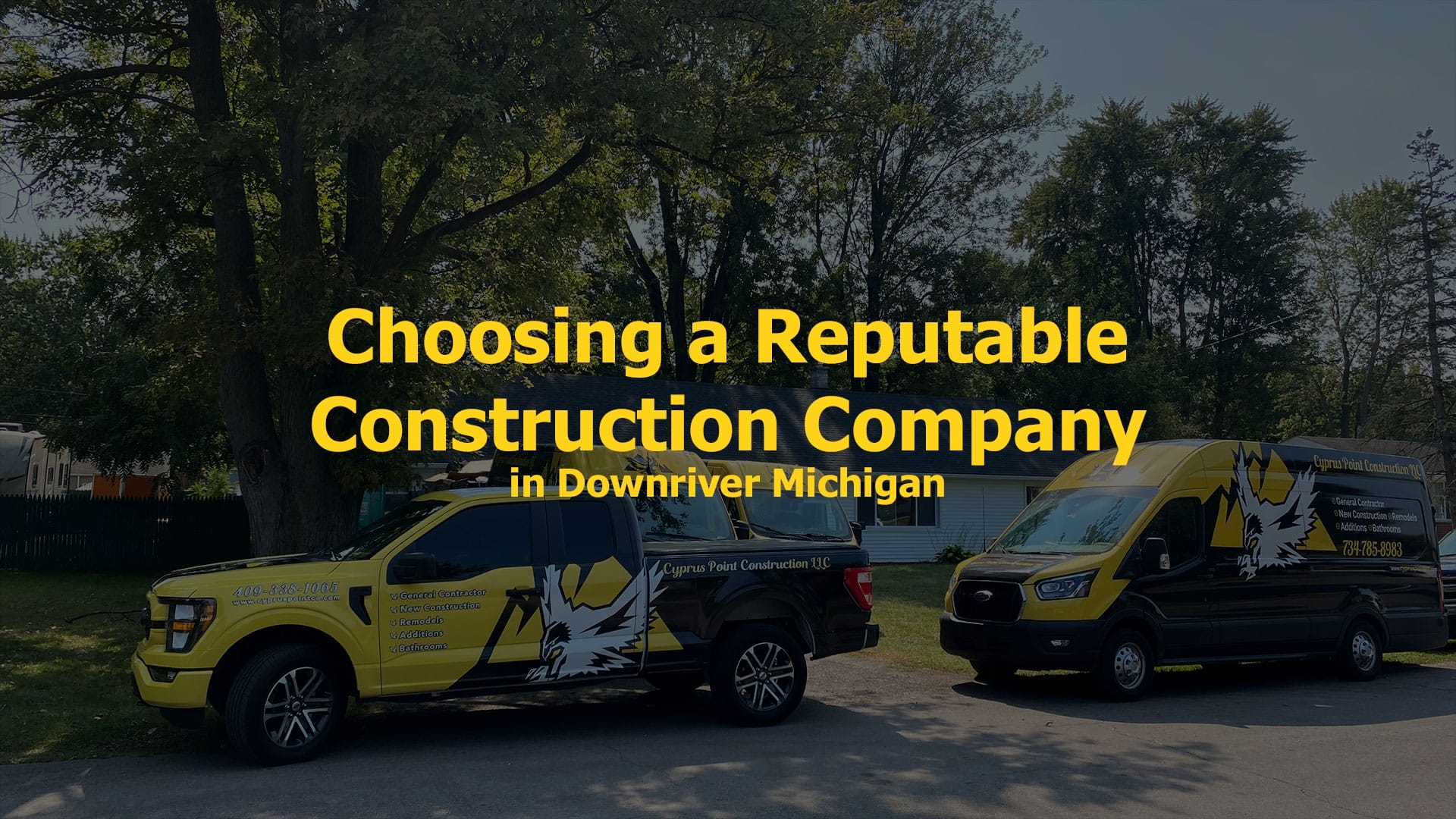 Construction contractor discussing project plans for a residential or commercial remodel in Downriver Michigan.